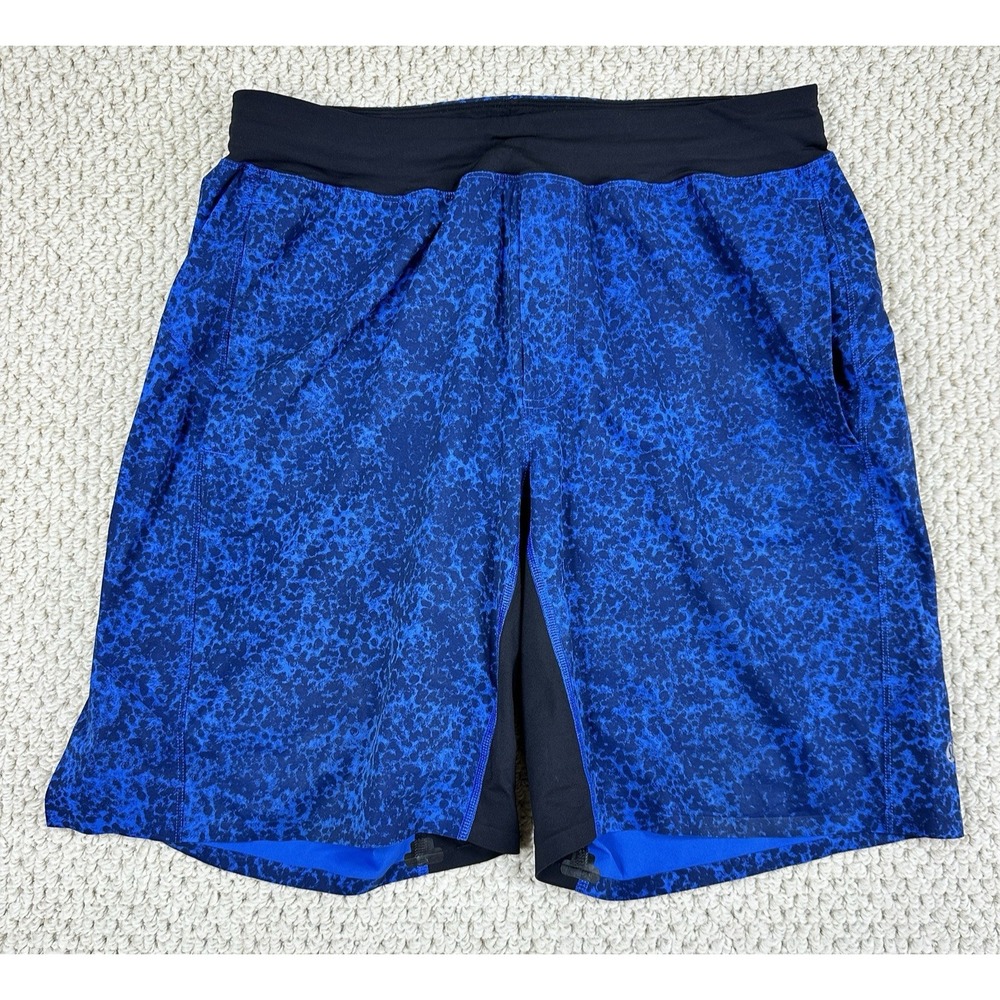 Lululemon Shorts Mens M Cannonball Harbor Blue Assert 9" Performance Training